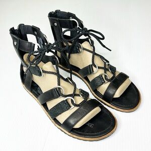 Sorel Ella Gladiator Lace Up Sandals (8)